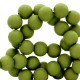 Acrylic beads 4mm Matt Oregano green